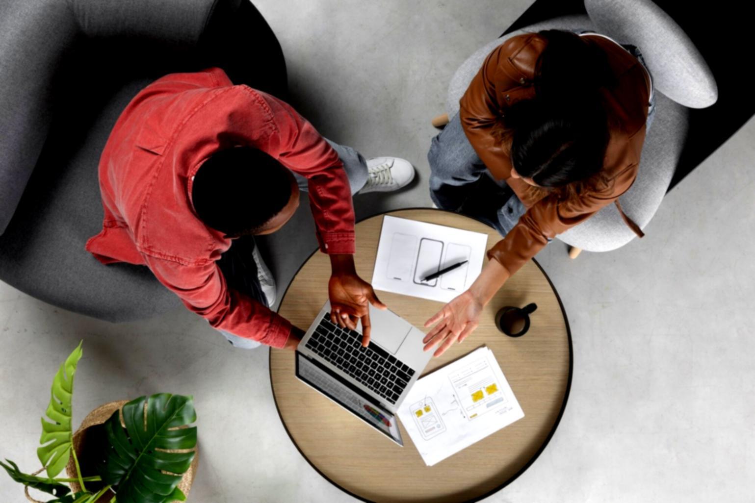 Business automation interface displaying real-time financial metrics and process workflows